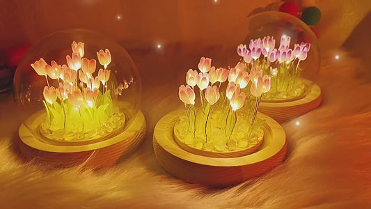 Tulip LED Night Light Handmade